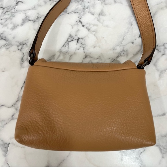 AIMEE KESTENBERG Broadway Mini Crossbody Bag Tan Pebbled Leather - Picture 3 of 16